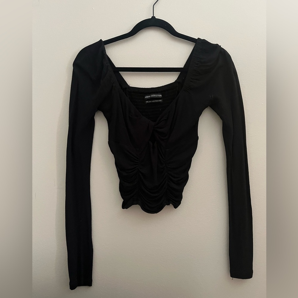 Urban Outfitters Black Long Sleeve Top